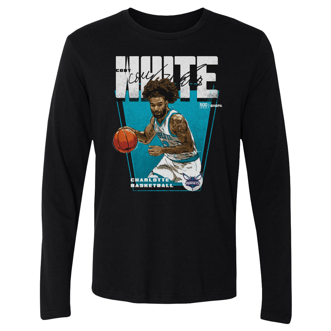 Coby White Men's Long Sleeve T-Shirt | 500 LEVEL