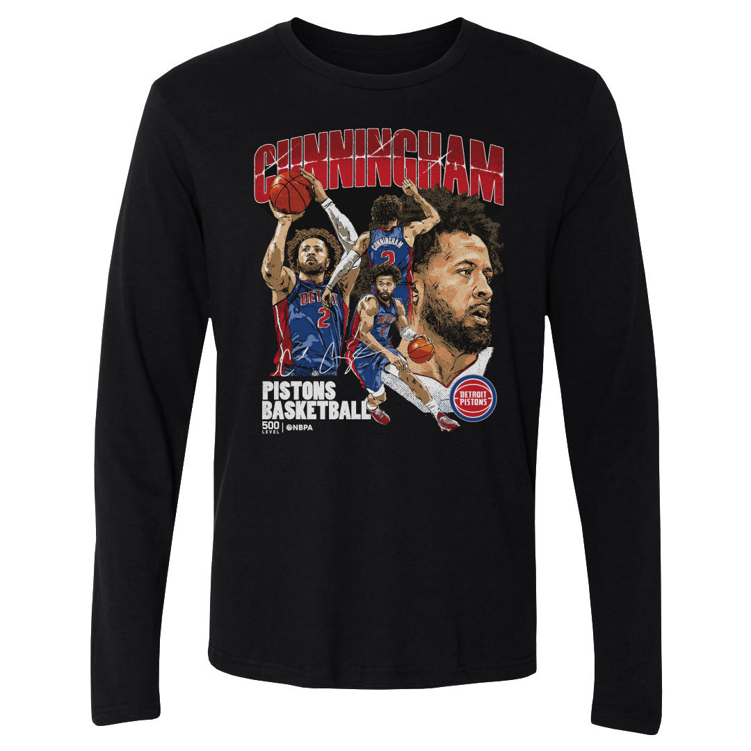 Cade Cunningham Men's Long Sleeve T-Shirt | 500 LEVEL