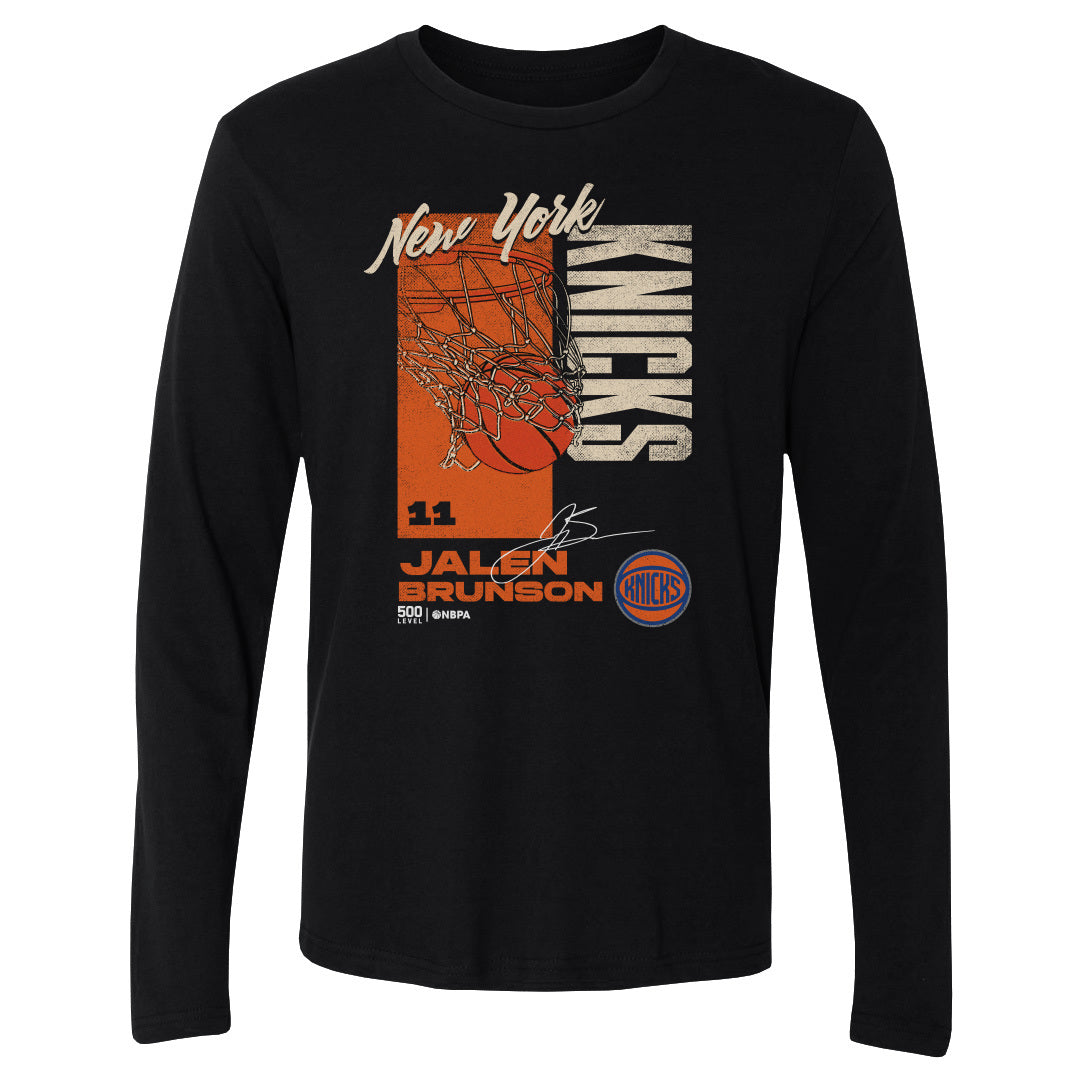 Jalen Brunson Men's Long Sleeve T-Shirt | 500 LEVEL