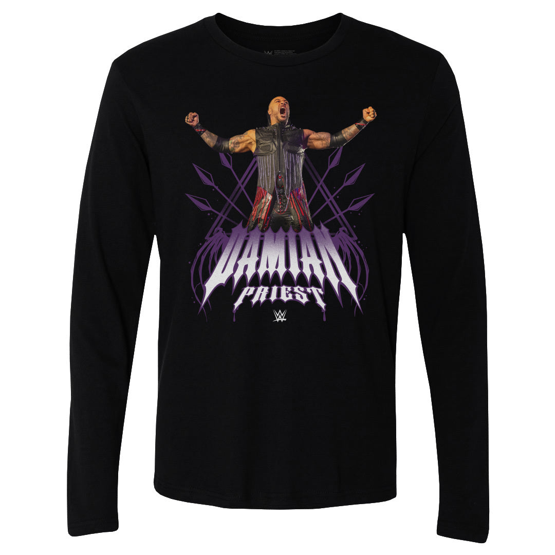 Damian Priest Men's Long Sleeve T-Shirt | 500 LEVEL