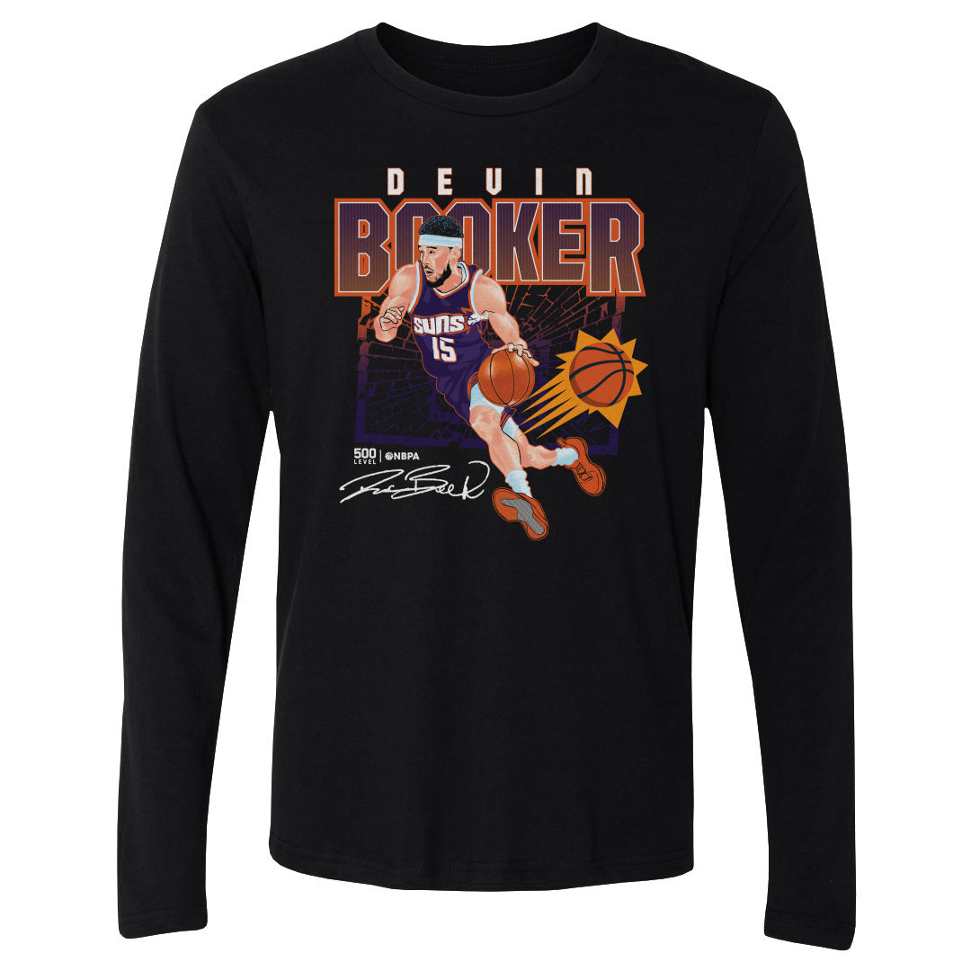 Devin Booker Men's Long Sleeve T-Shirt | 500 LEVEL