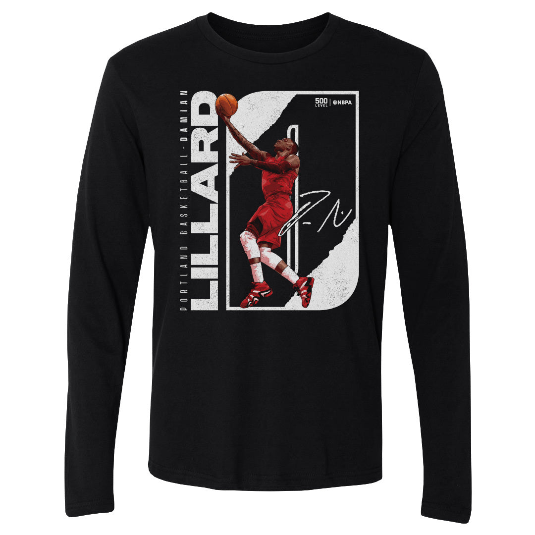 Damian Lillard Men's Long Sleeve T-Shirt | 500 LEVEL