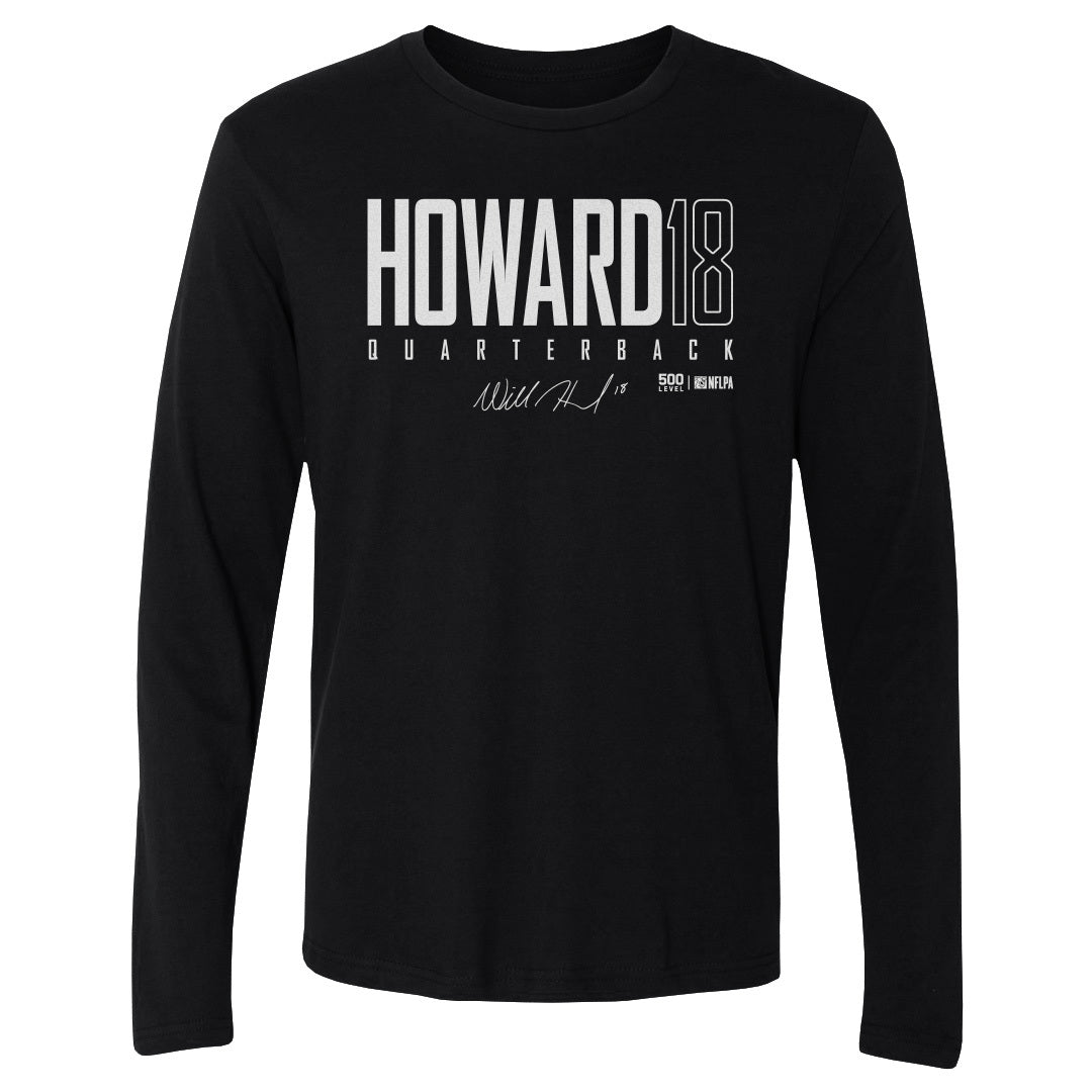 Will Howard Men's Long Sleeve T-Shirt | 500 LEVEL