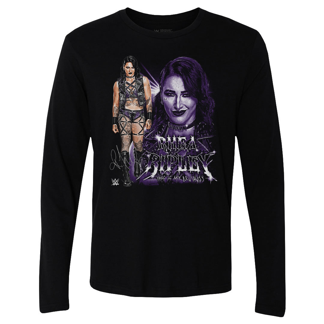 Rhea Ripley Men's Long Sleeve T-Shirt | 500 LEVEL