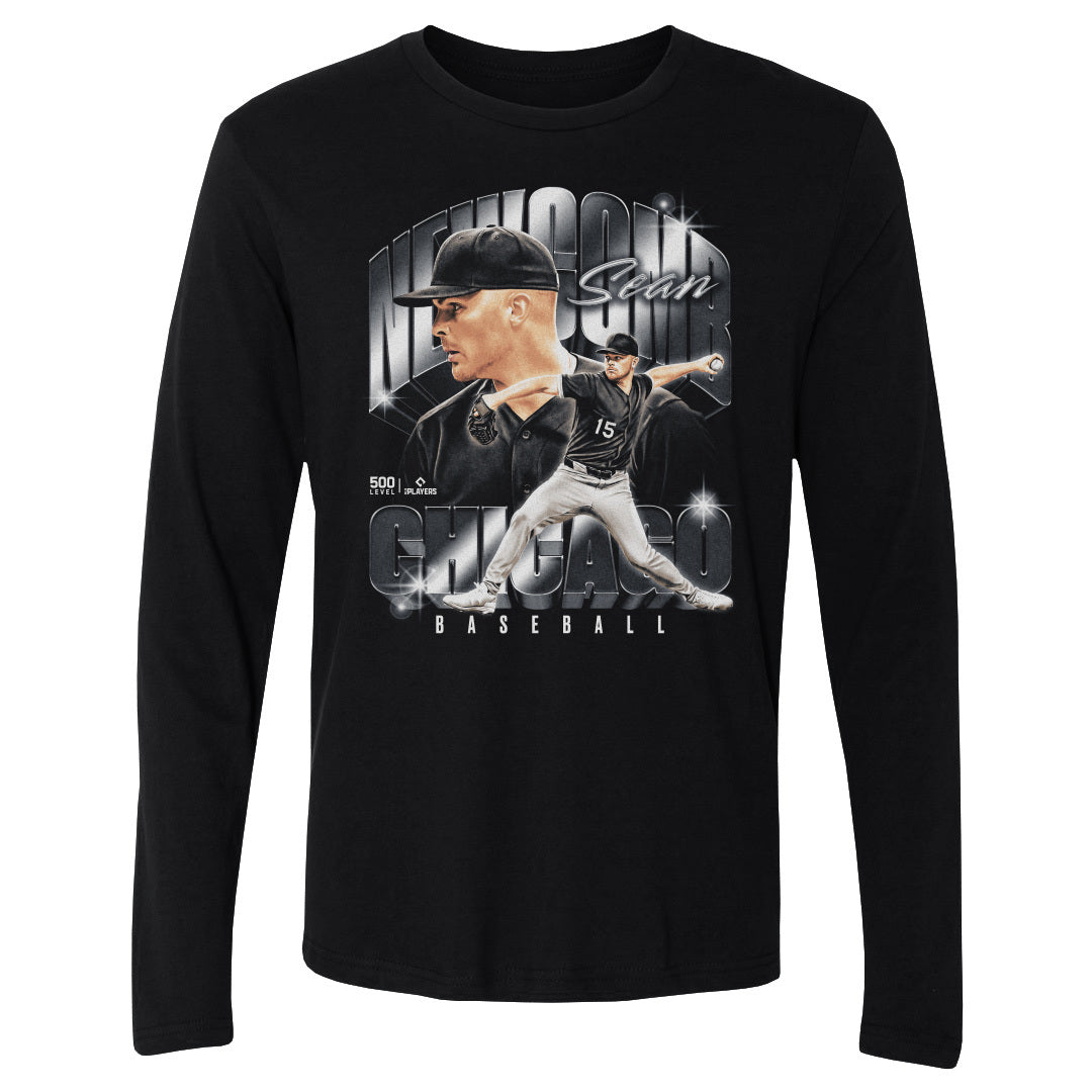 Sean Newcomb Men's Long Sleeve T-Shirt | 500 LEVEL