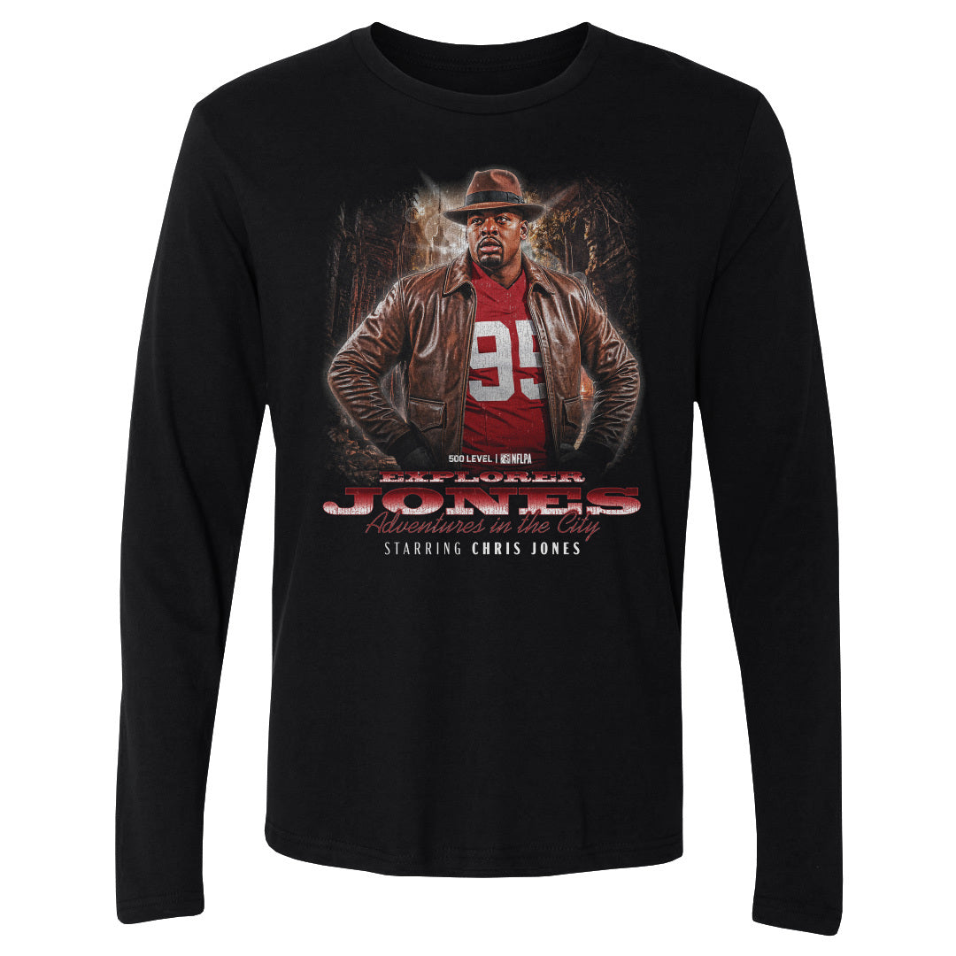 Chris Jones Men's Long Sleeve T-Shirt | 500 LEVEL