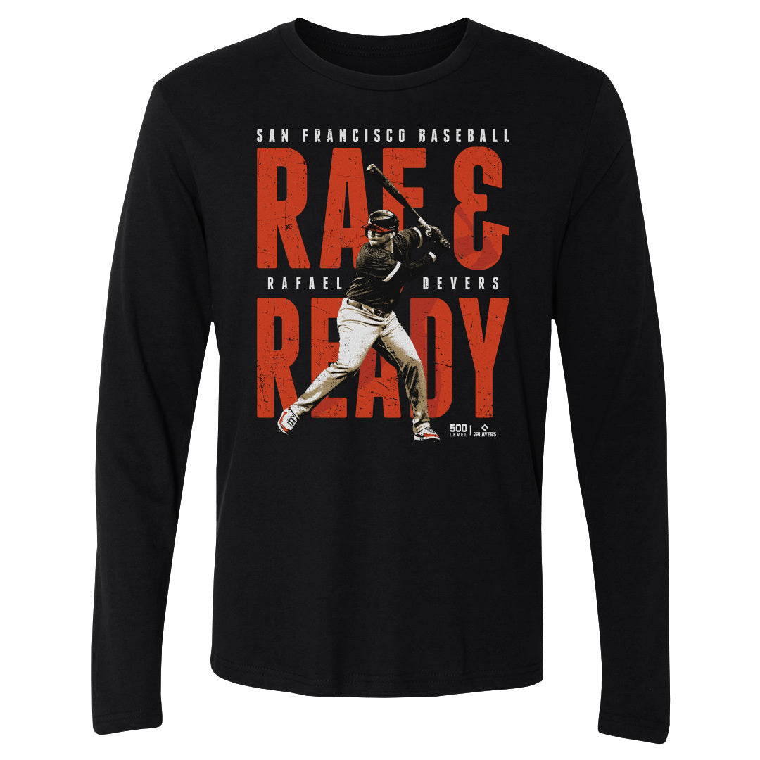 Rafael Devers Men's Long Sleeve T-Shirt | 500 LEVEL