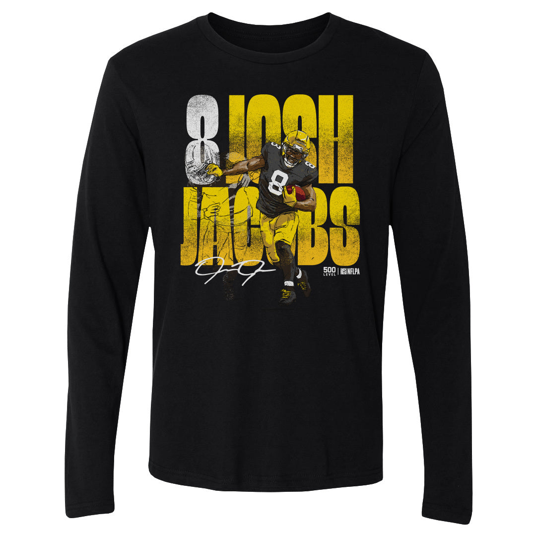 Josh Jacobs Men's Long Sleeve T-Shirt | 500 LEVEL
