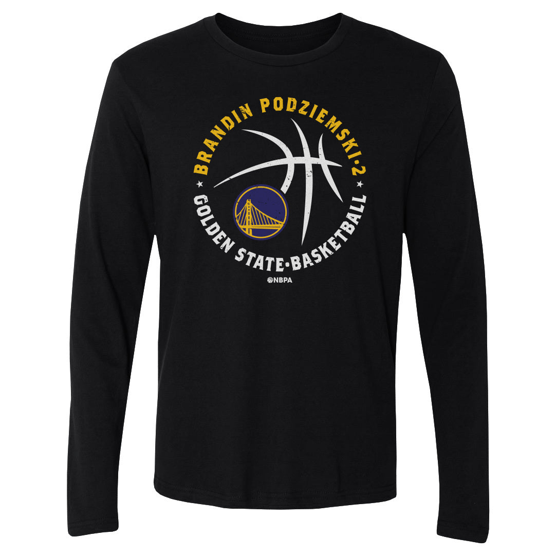 Brandin Podziemski Men's Long Sleeve T-Shirt | 500 LEVEL