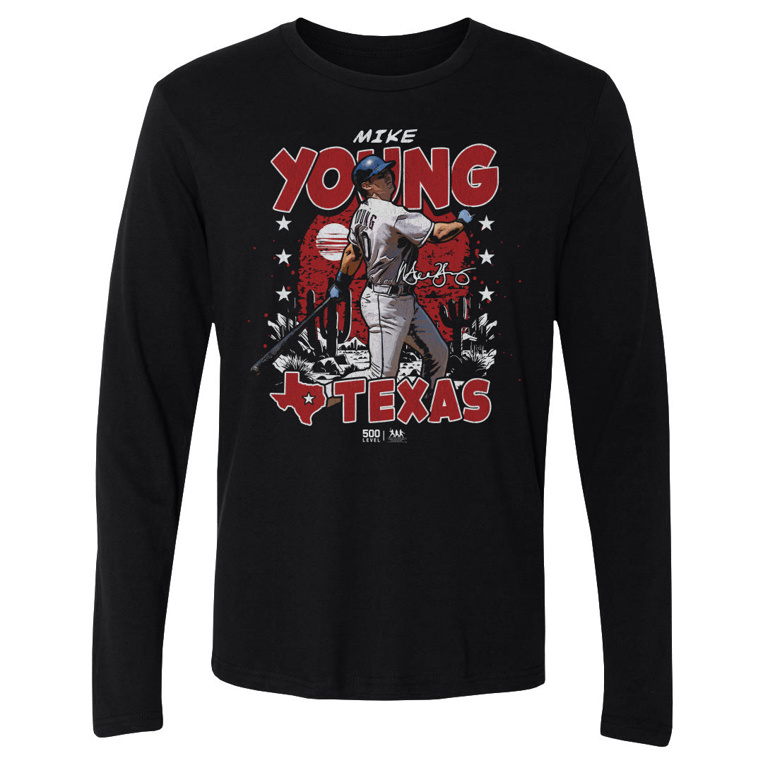 Michael Young Men's Long Sleeve T-Shirt | 500 LEVEL