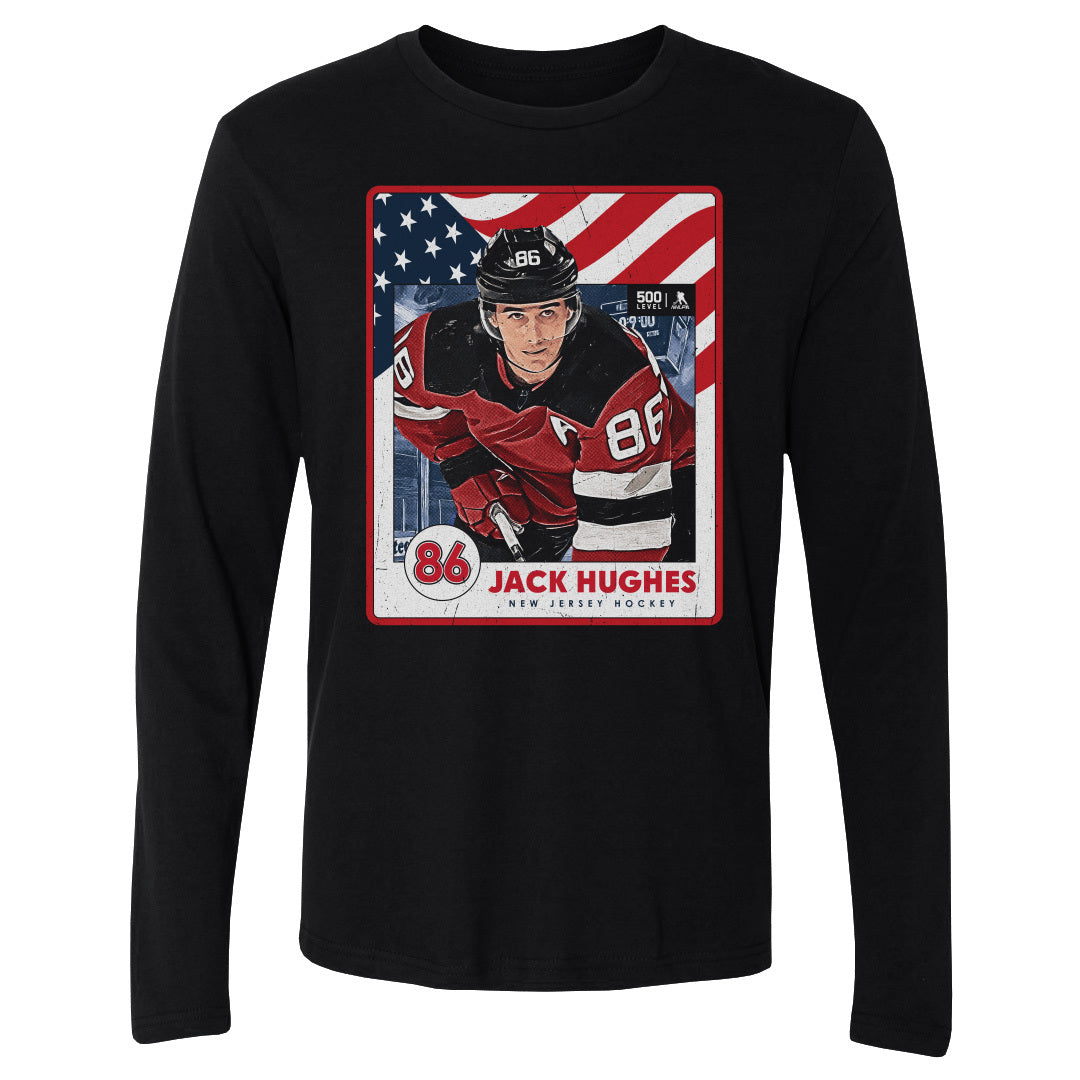 Jack Hughes Men's Long Sleeve T-Shirt | 500 LEVEL