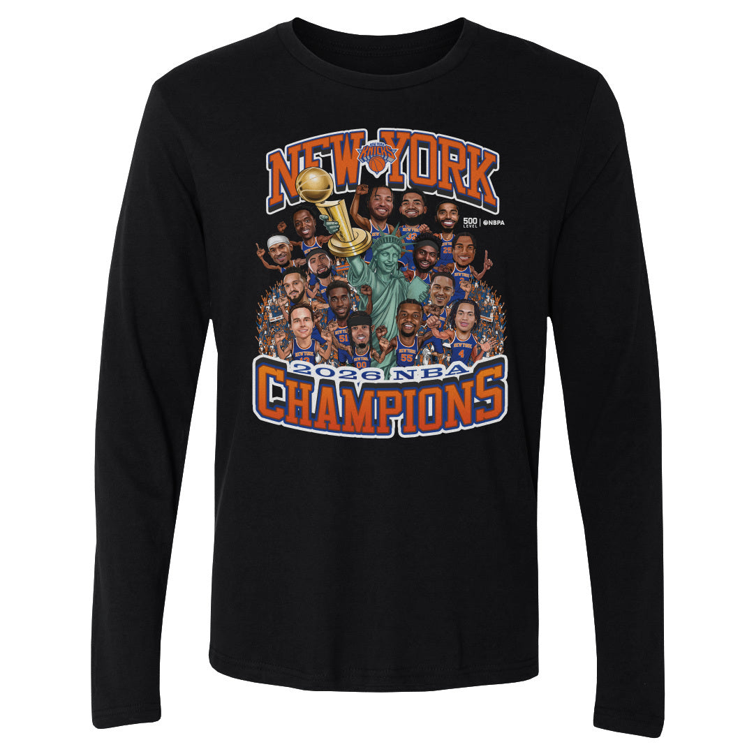 New York Knicks Men's Long Sleeve T-Shirt | 500 LEVEL
