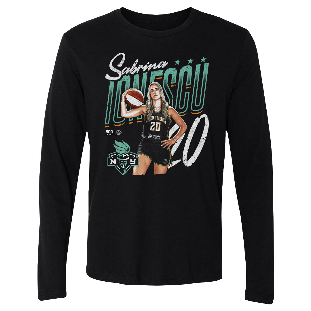 Sabrina Ionescu Men's Long Sleeve T-Shirt | 500 LEVEL