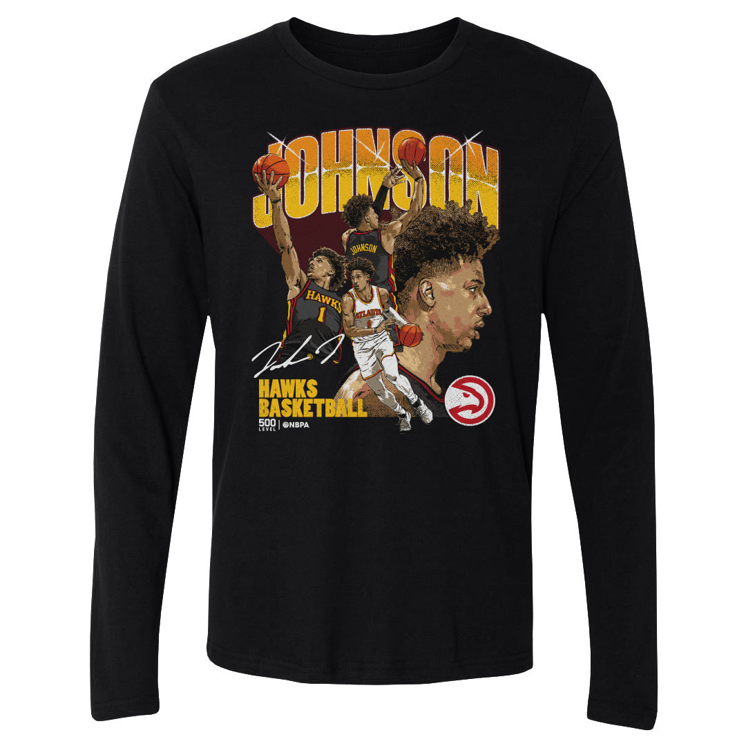 Jalen Johnson Men's Long Sleeve T-Shirt | 500 LEVEL