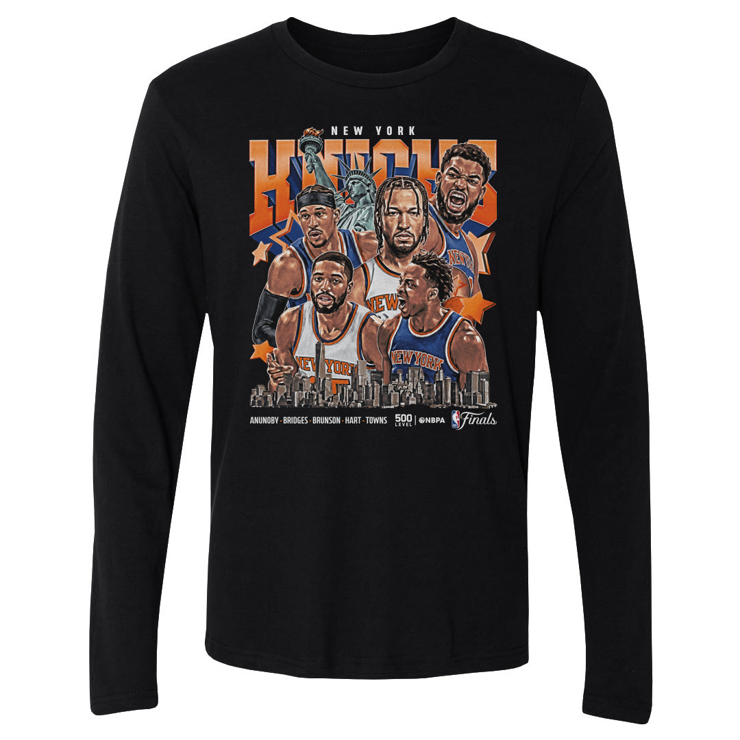 New York Knicks Men's Long Sleeve T-Shirt | 500 LEVEL