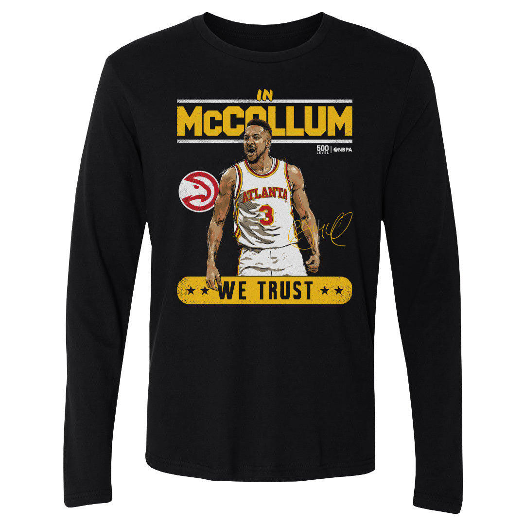 CJ McCollum Men's Long Sleeve T-Shirt | 500 LEVEL