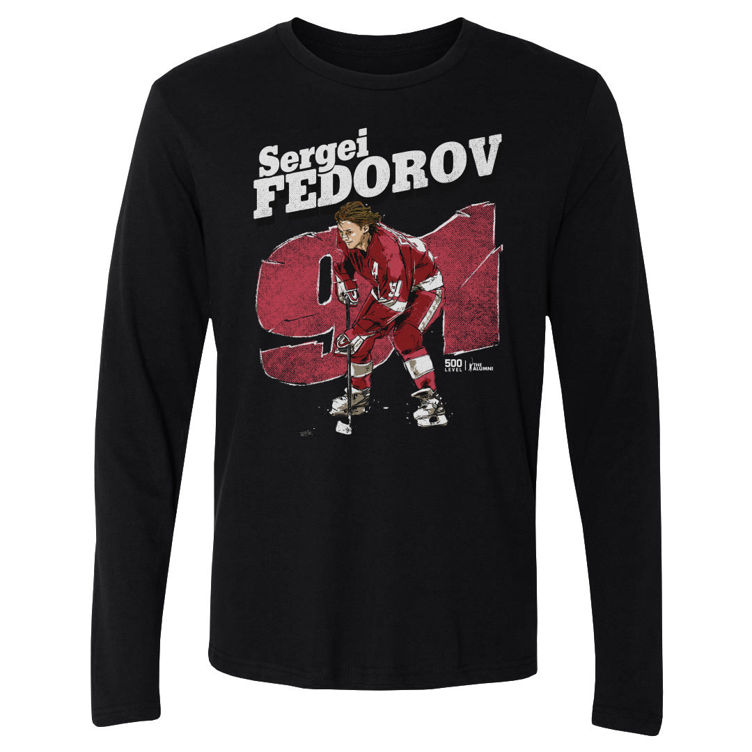 Sergei Fedorov Men's Long Sleeve T-Shirt | 500 LEVEL