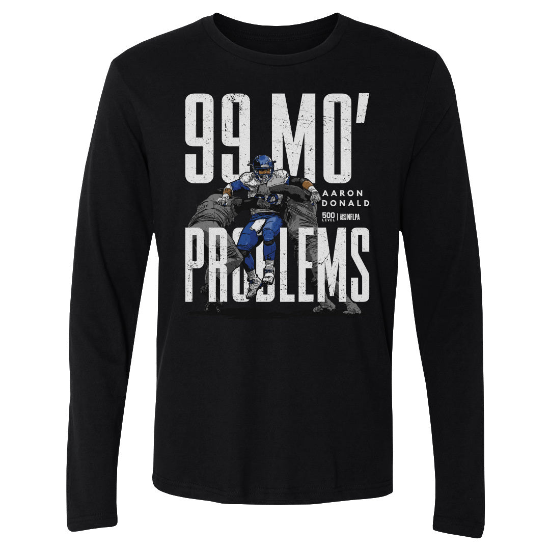 Aaron Donald Men's Long Sleeve T-Shirt | 500 LEVEL