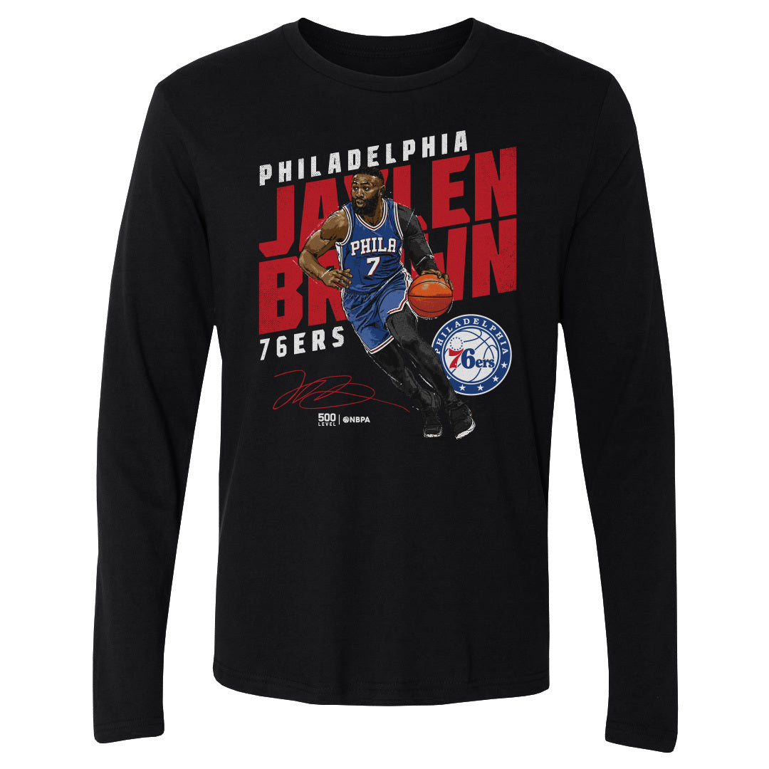 Jaylen Brown Men's Long Sleeve T-Shirt | 500 LEVEL