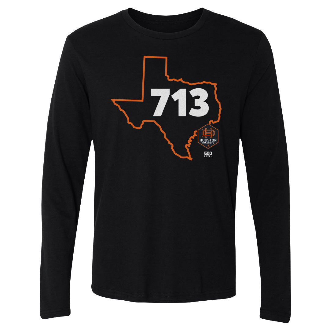Houston Dynamo FC Men's Long Sleeve T-Shirt | 500 LEVEL