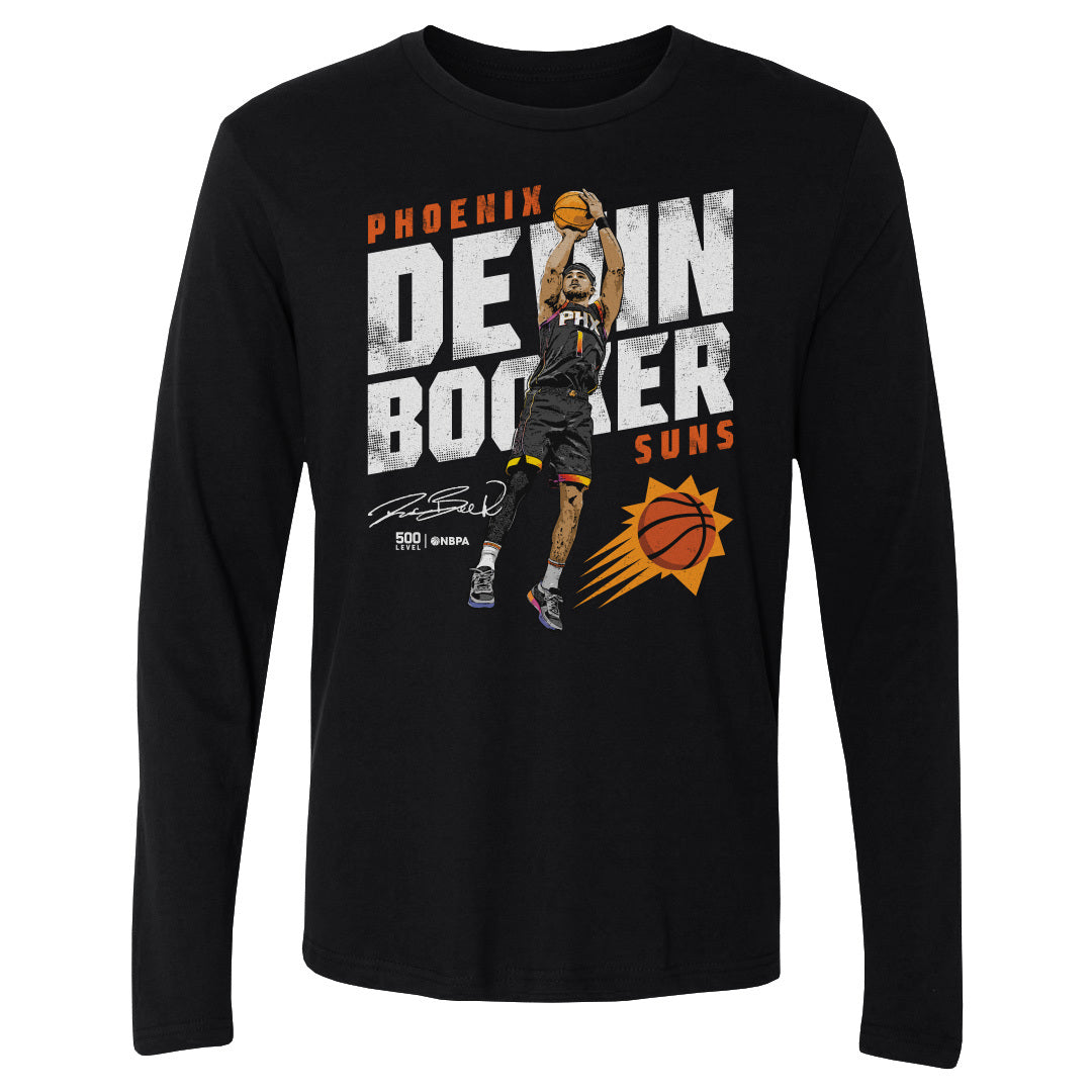 Devin Booker Men's Long Sleeve T-Shirt | 500 LEVEL