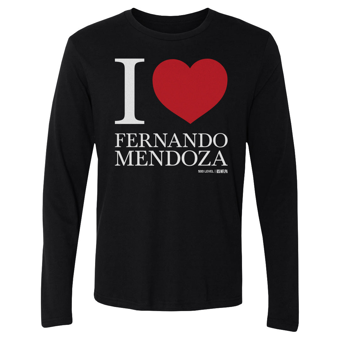 Fernando Mendoza Men's Long Sleeve T-Shirt | 500 LEVEL