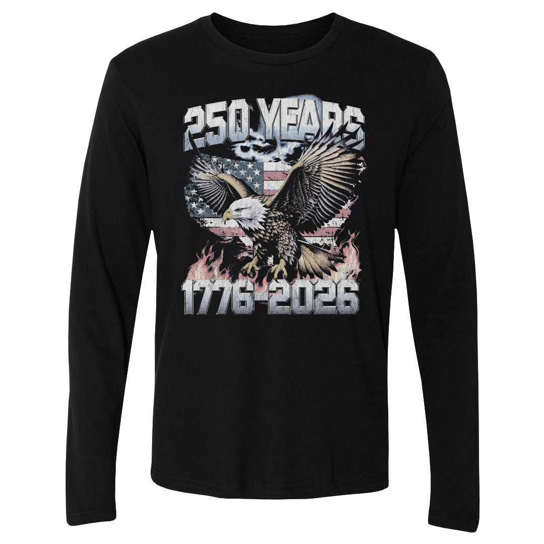 USA Men's Long Sleeve T-Shirt | 500 LEVEL