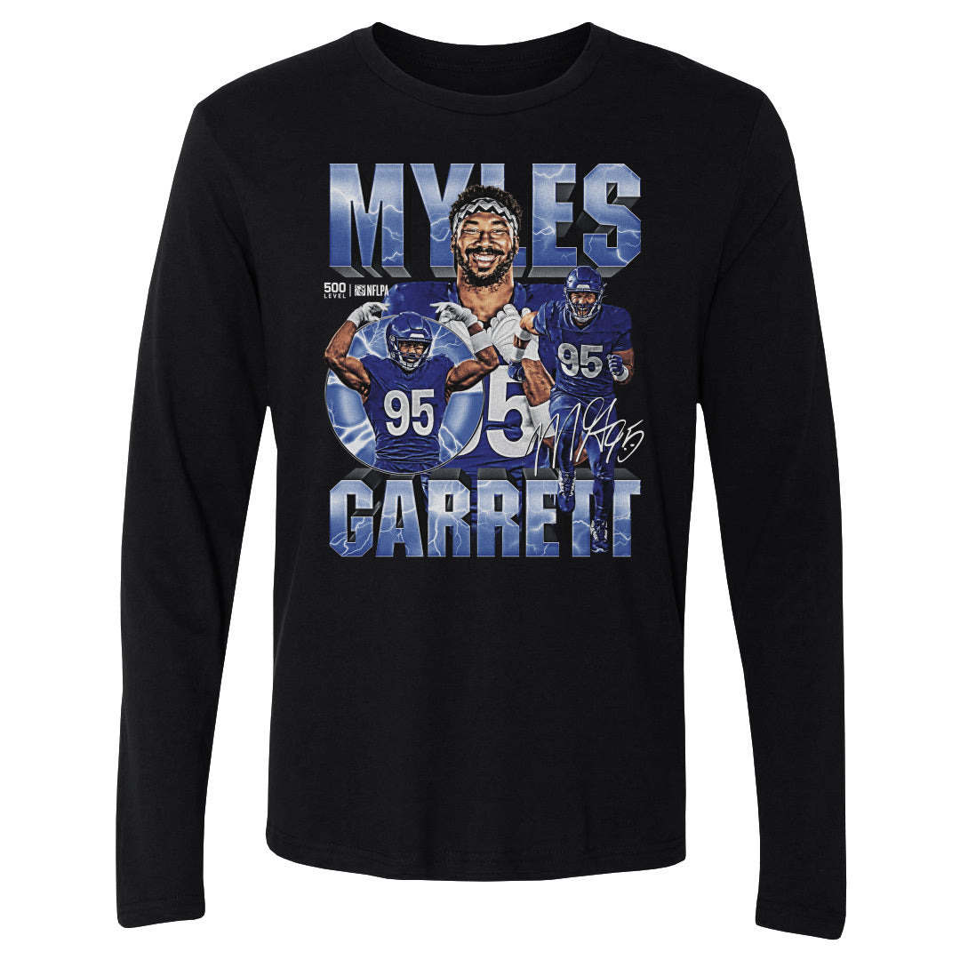 Myles Garrett Men's Long Sleeve T-Shirt | 500 LEVEL
