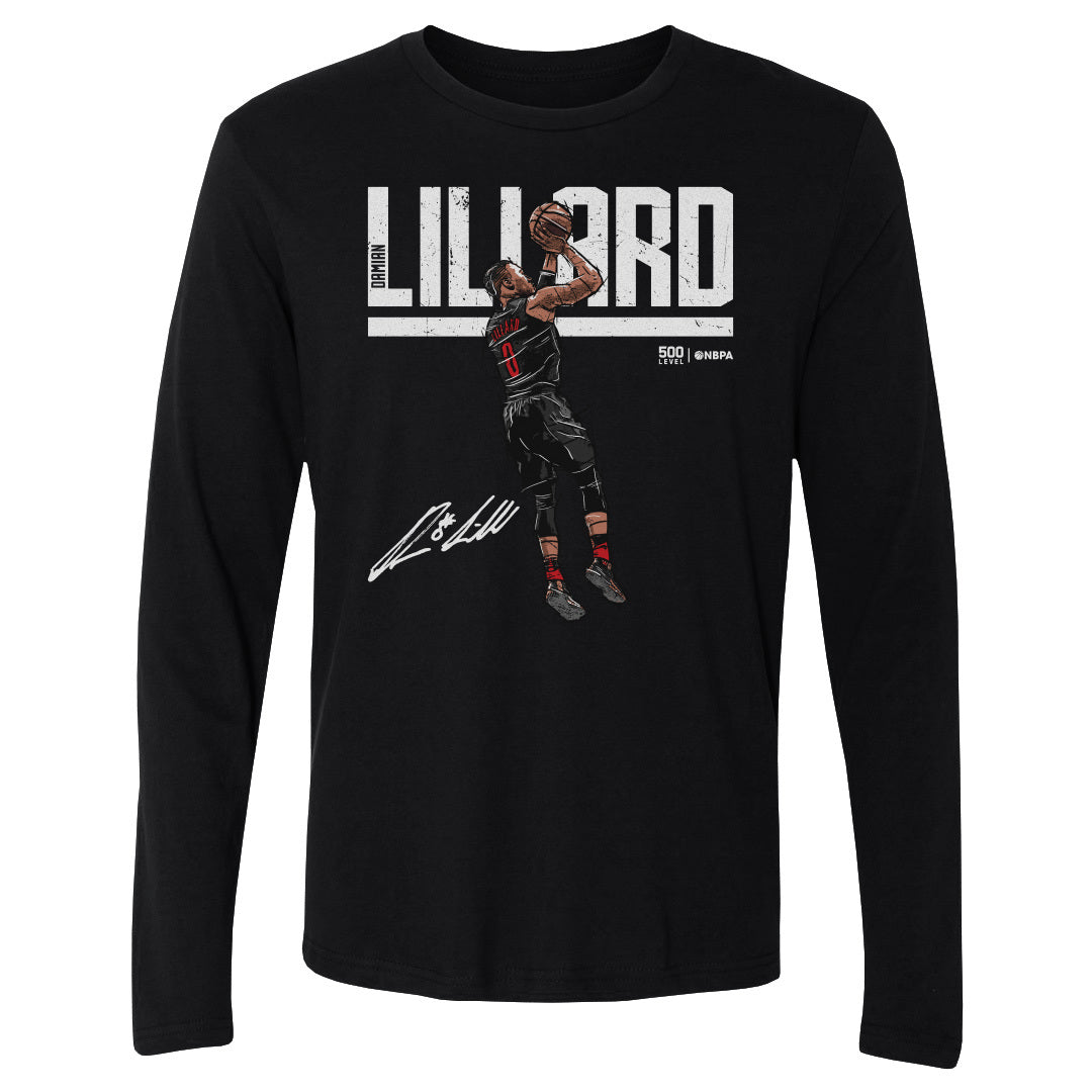 Damian Lillard Men's Long Sleeve T-Shirt | 500 LEVEL