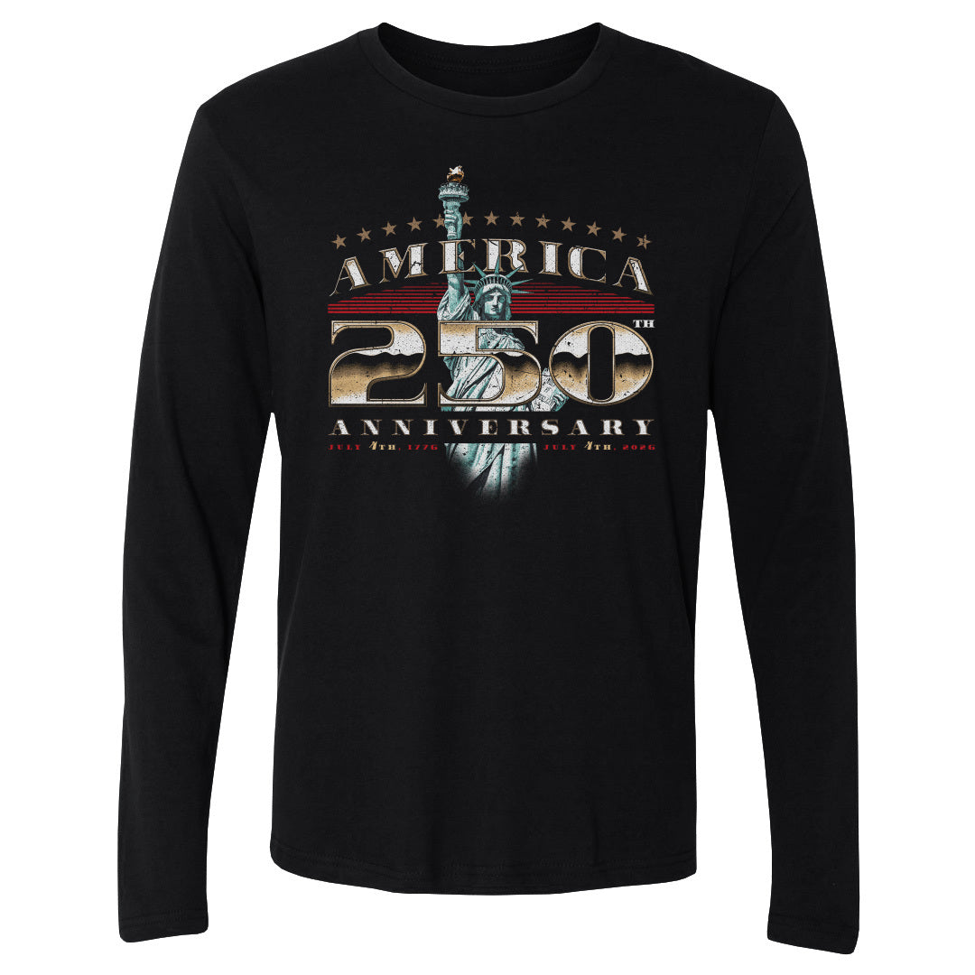 USA Men's Long Sleeve T-Shirt | 500 LEVEL