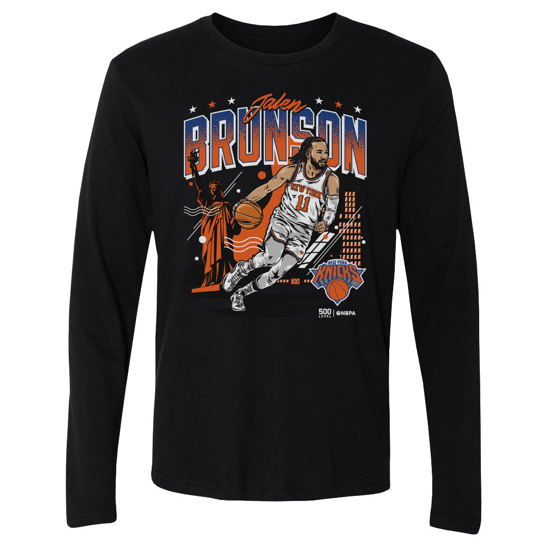 Jalen Brunson Men's Long Sleeve T-Shirt | 500 LEVEL