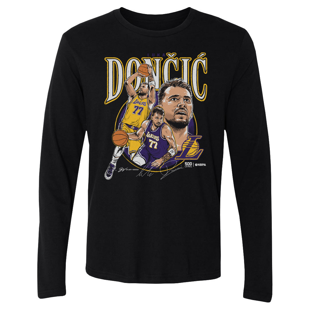 Luka Doncic Men's Long Sleeve T-Shirt | 500 LEVEL