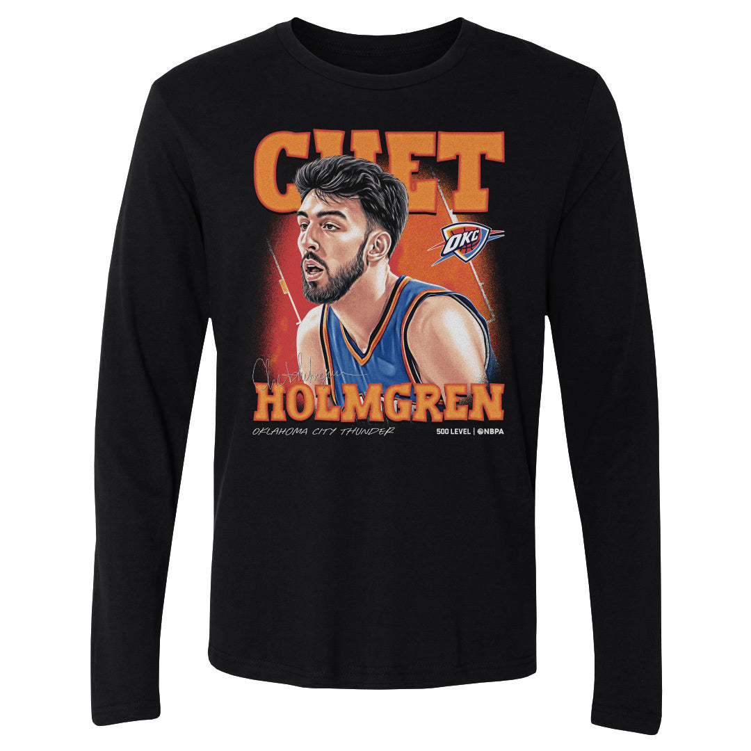 Chet Holmgren Men's Long Sleeve T-Shirt | 500 LEVEL