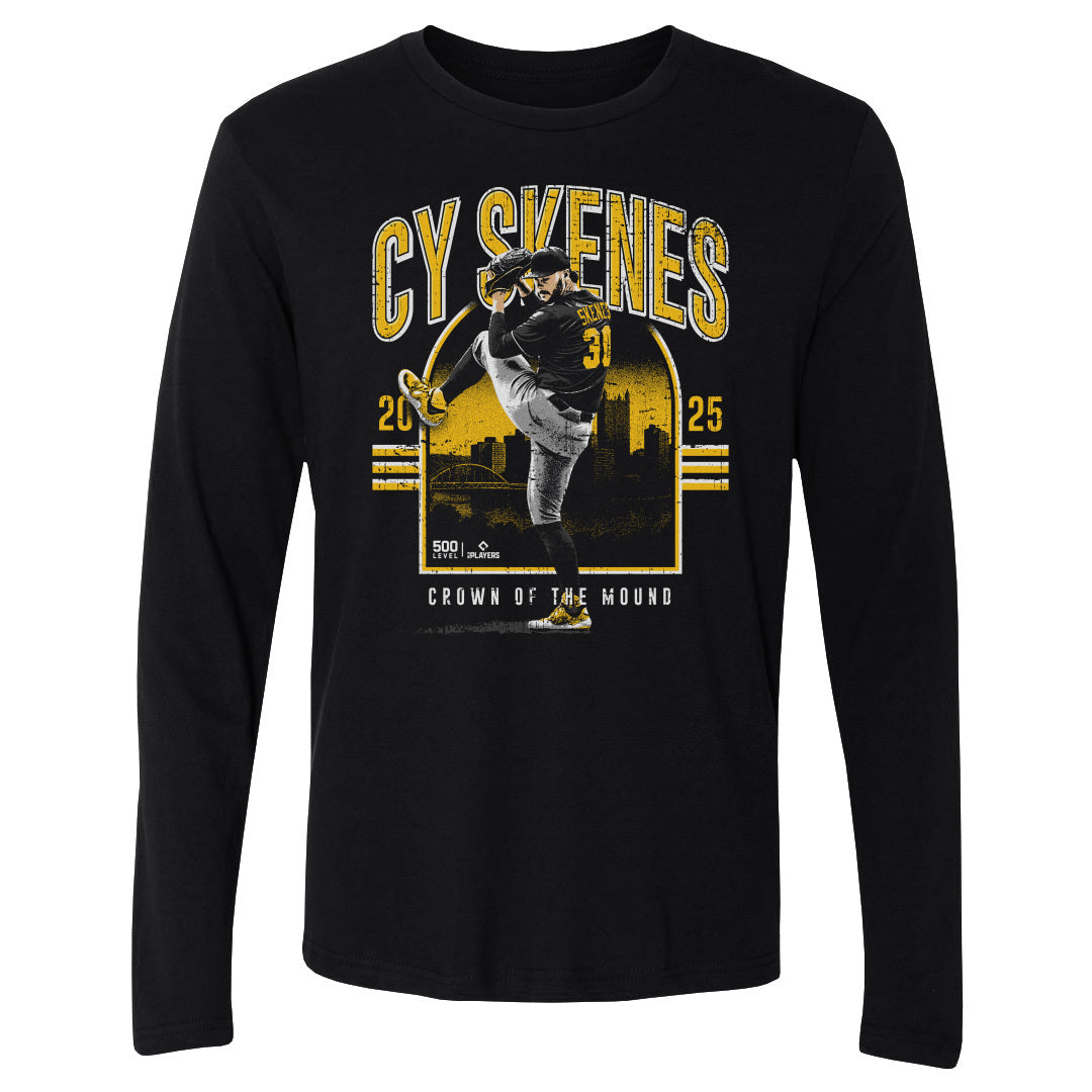 Paul Skenes Men's Long Sleeve T-Shirt | 500 LEVEL