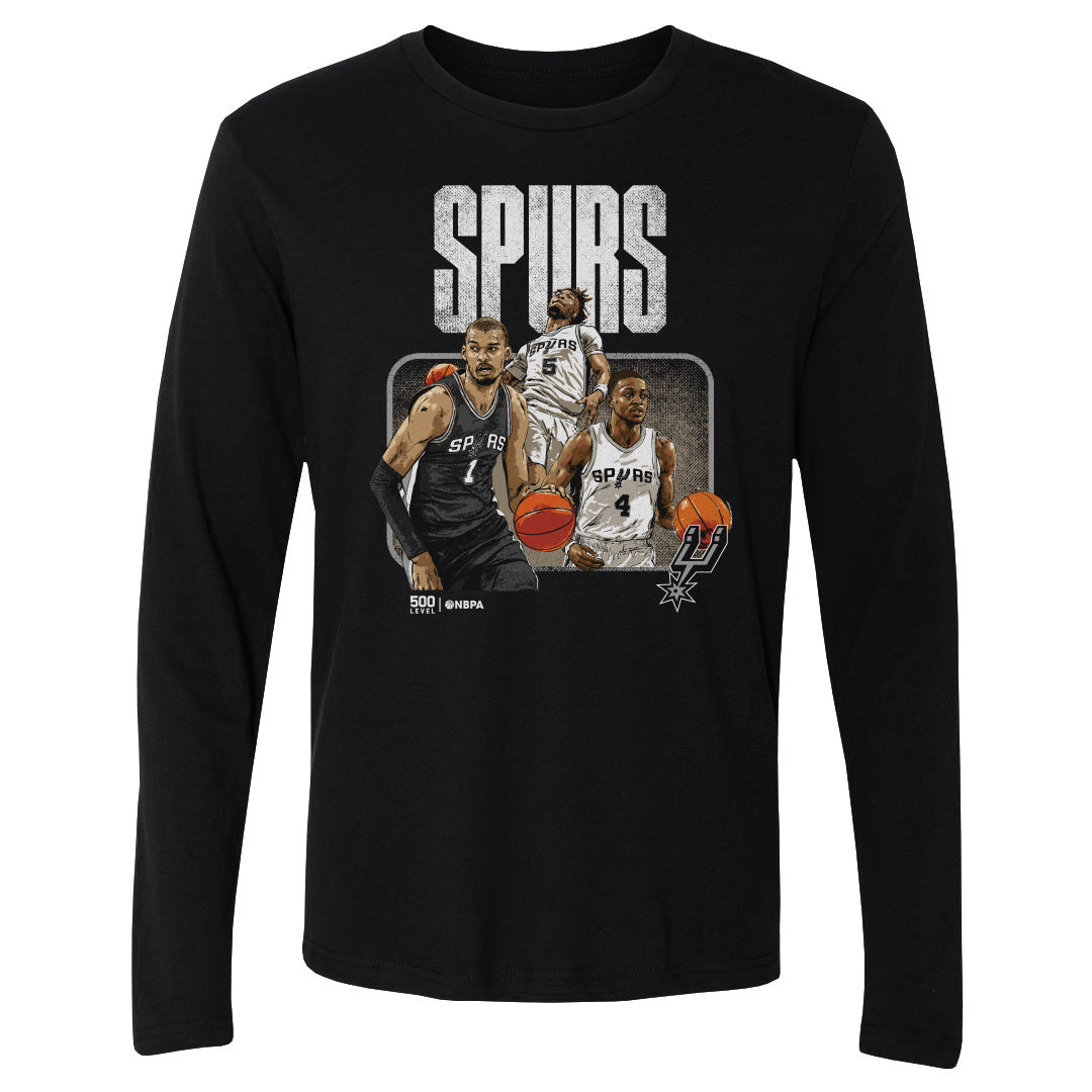 San Antonio Spurs Men's Long Sleeve T-Shirt | 500 LEVEL