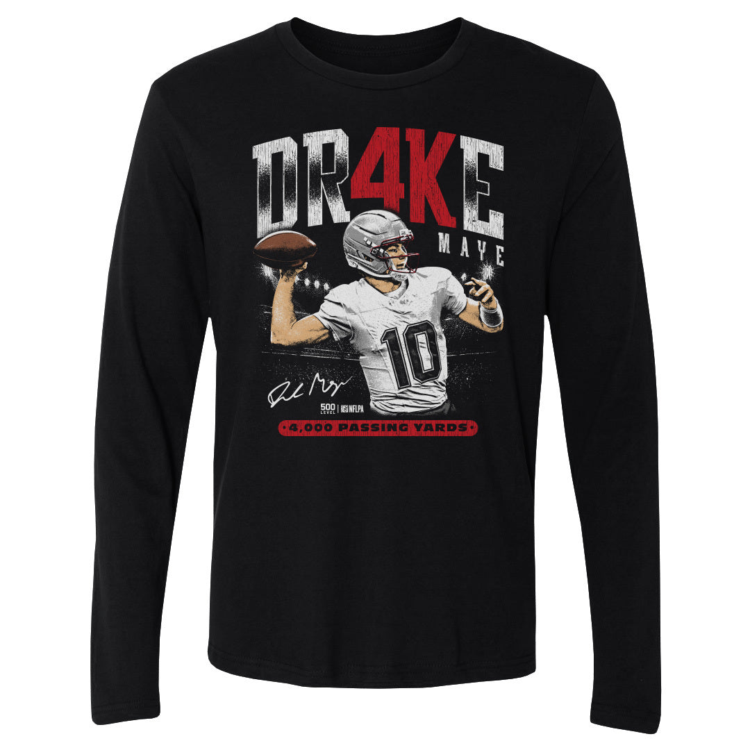 Drake Maye Men's Long Sleeve T-Shirt | 500 LEVEL