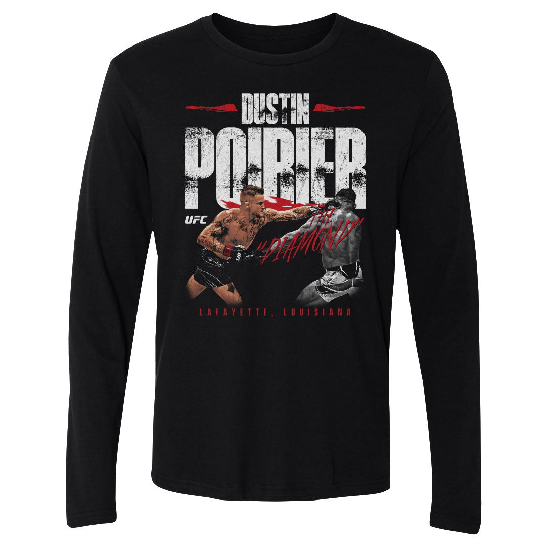 Dustin Poirier Men's Long Sleeve T-Shirt | 500 LEVEL