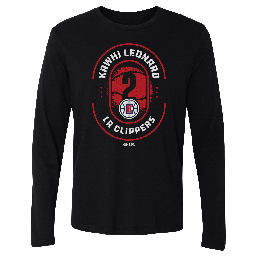 Kawhi Leonard Men's Long Sleeve T-Shirt | 500 LEVEL
