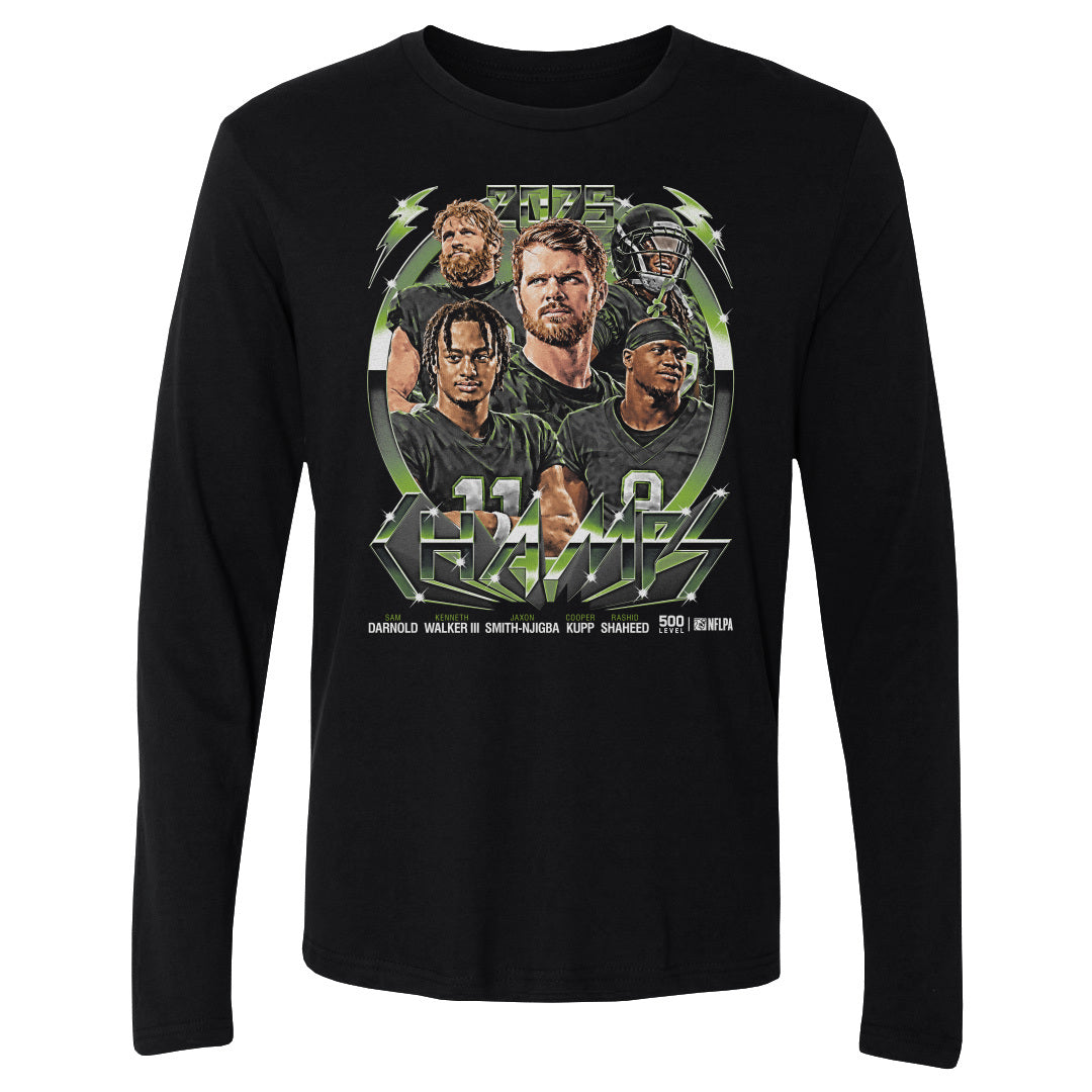 Seattle Football Men's Long Sleeve T-Shirt | 500 LEVEL