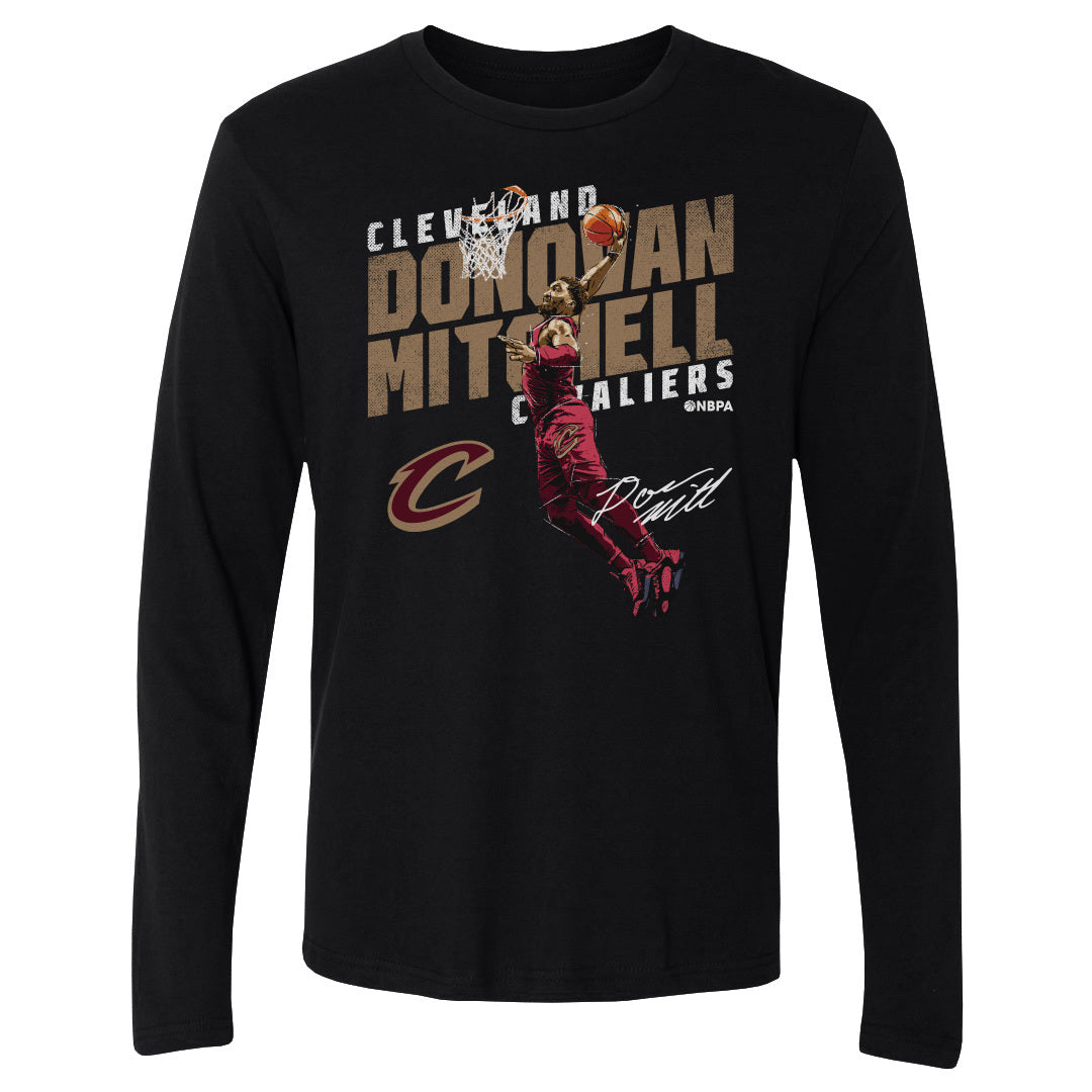 Donovan Mitchell Men's Long Sleeve T-Shirt | 500 LEVEL