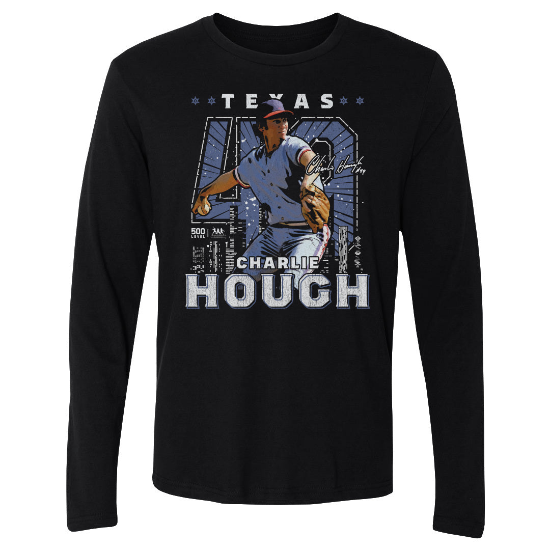 Charlie Hough Men's Long Sleeve T-Shirt | 500 LEVEL