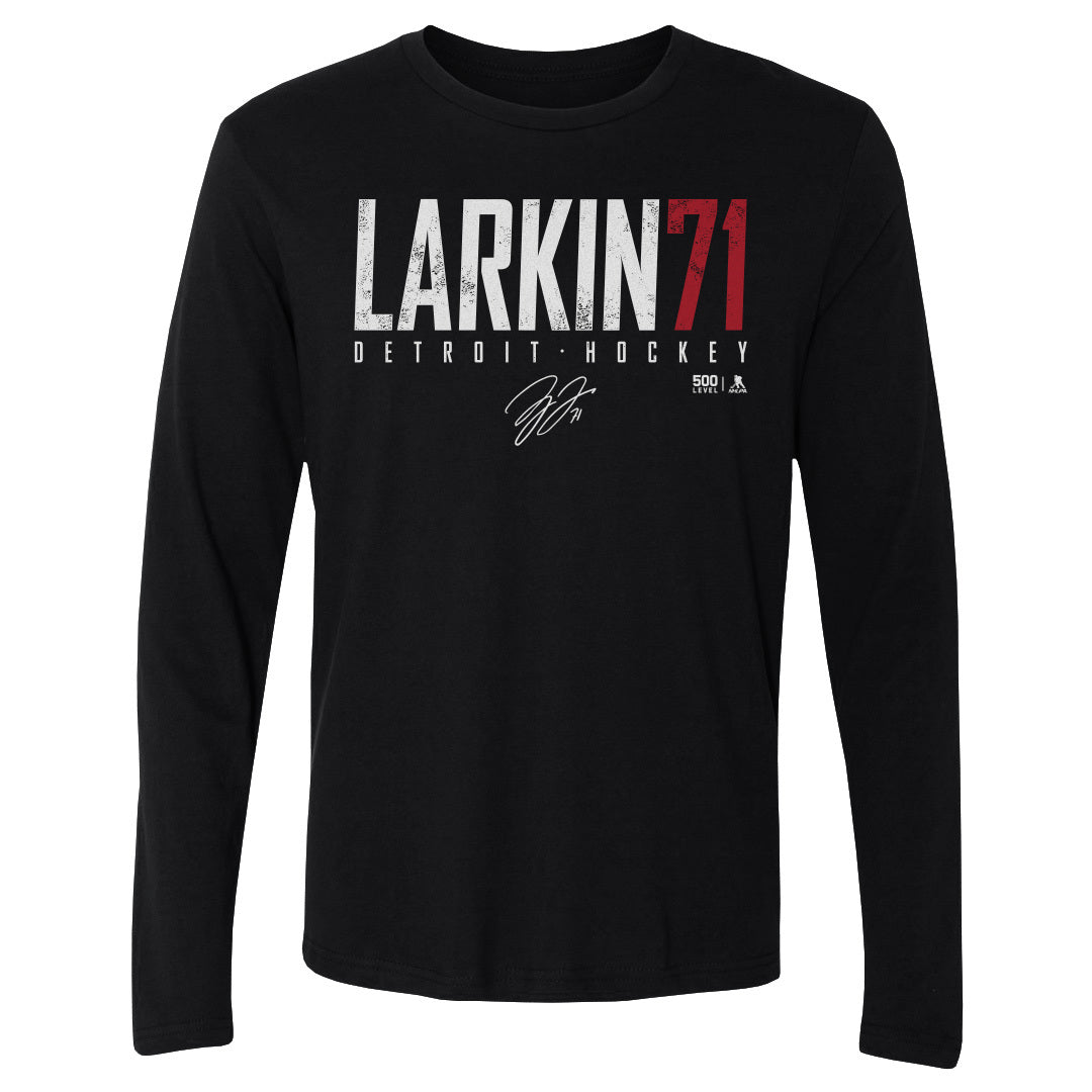 Dylan Larkin Men's Long Sleeve T-Shirt | 500 LEVEL