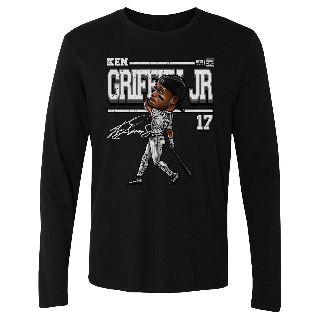 Ken Griffey Jr. Men's Long Sleeve T-Shirt | 500 LEVEL