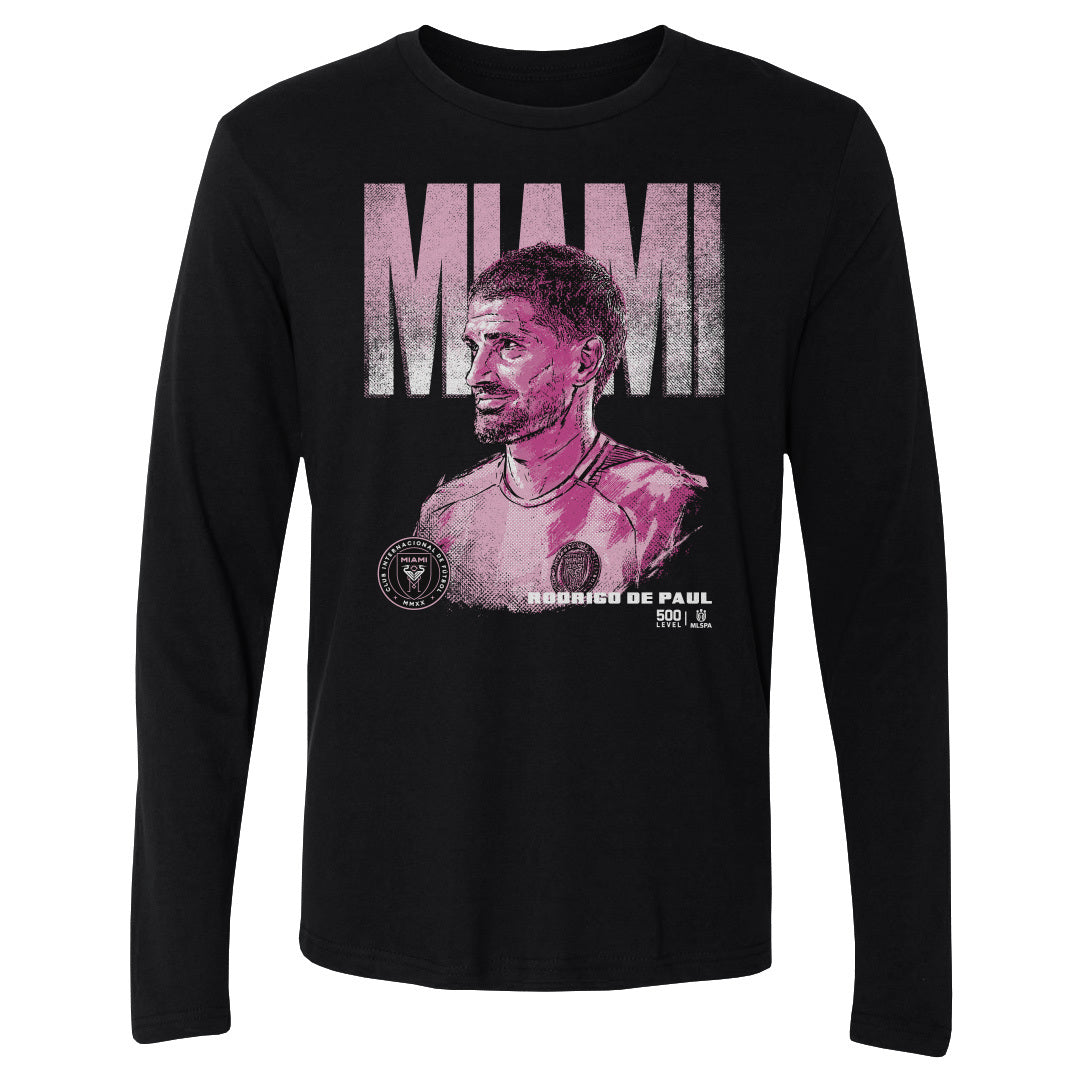 Rodrigo De Paul Men's Long Sleeve T-Shirt | 500 LEVEL