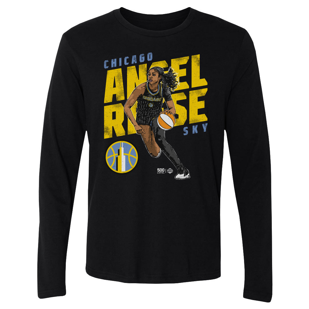 Angel Reese Men's Long Sleeve T-Shirt | 500 LEVEL