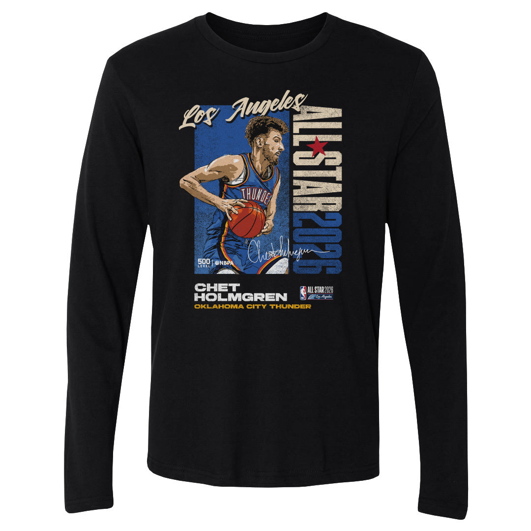 Chet Holmgren Men's Long Sleeve T-Shirt | 500 LEVEL