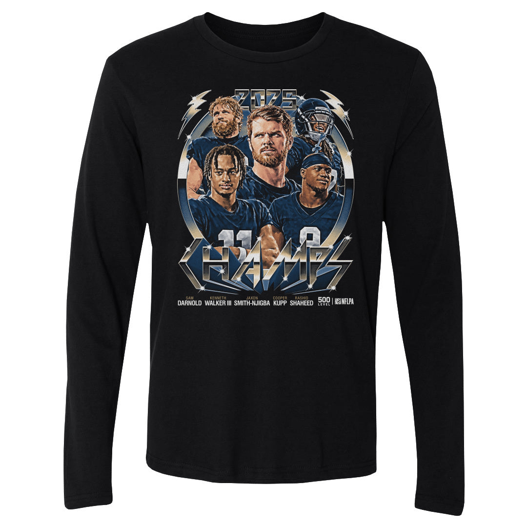 Seattle Football Men's Long Sleeve T-Shirt | 500 LEVEL