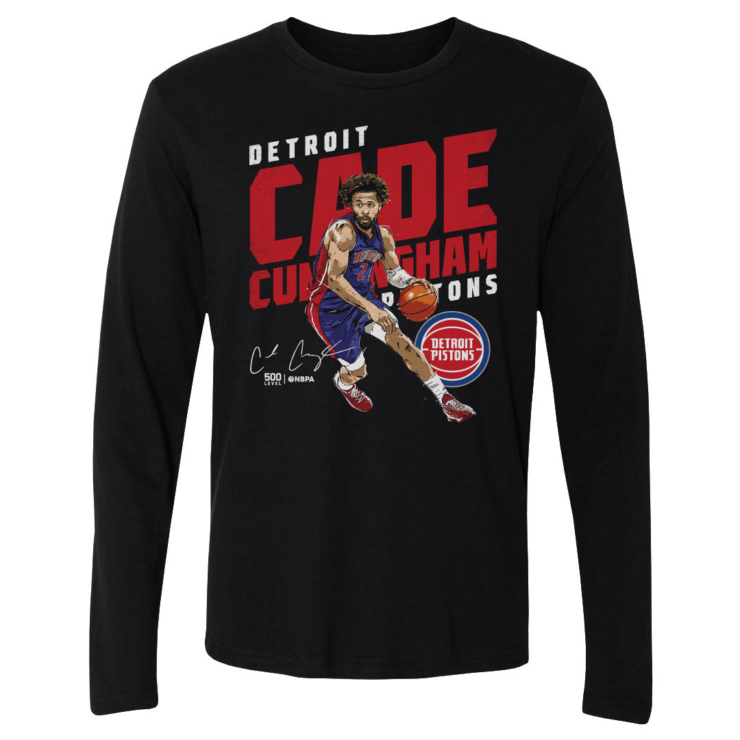 Cade Cunningham Men's Long Sleeve T-Shirt | 500 LEVEL