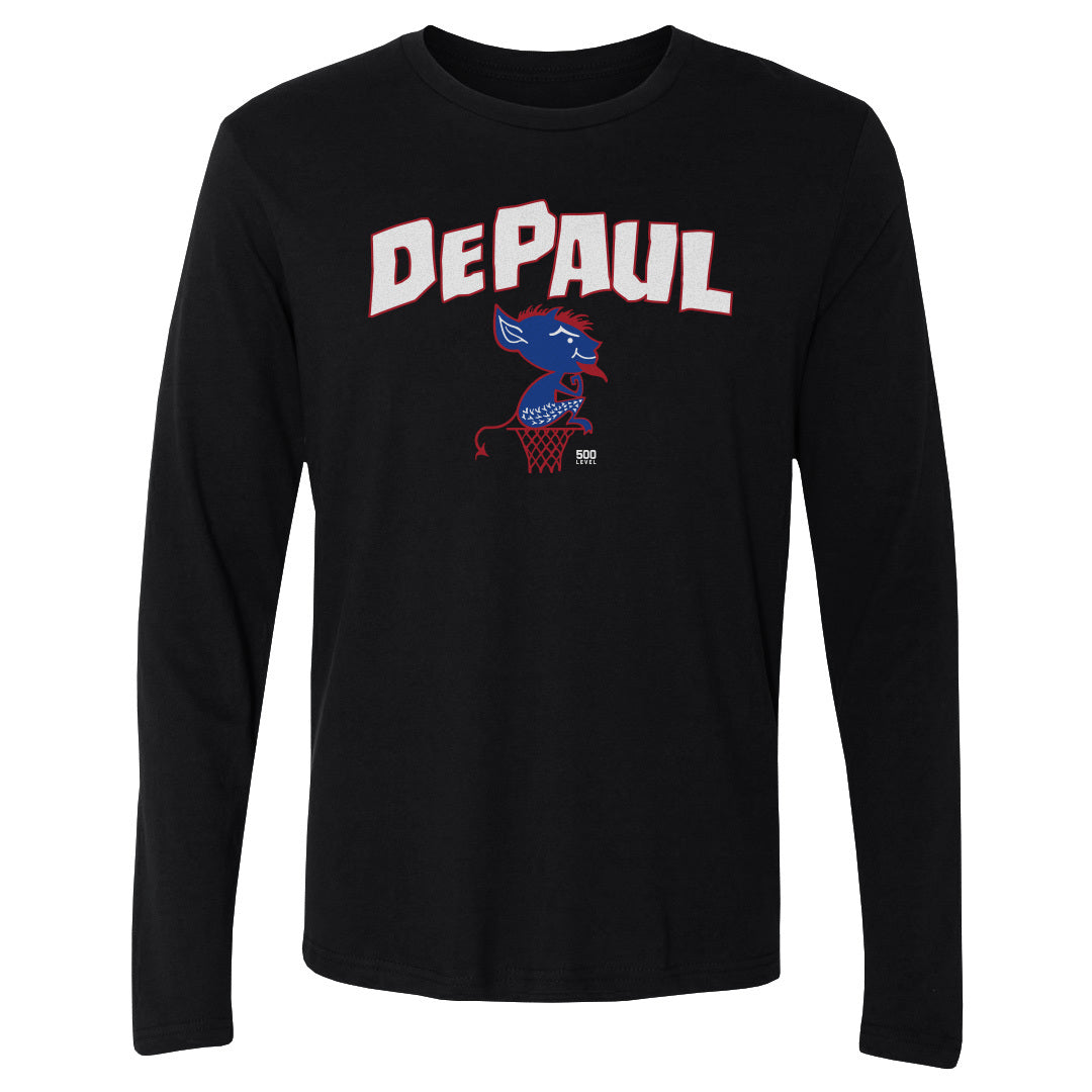 DePaul Blue Demons Men's Long Sleeve T-Shirt | 500 LEVEL