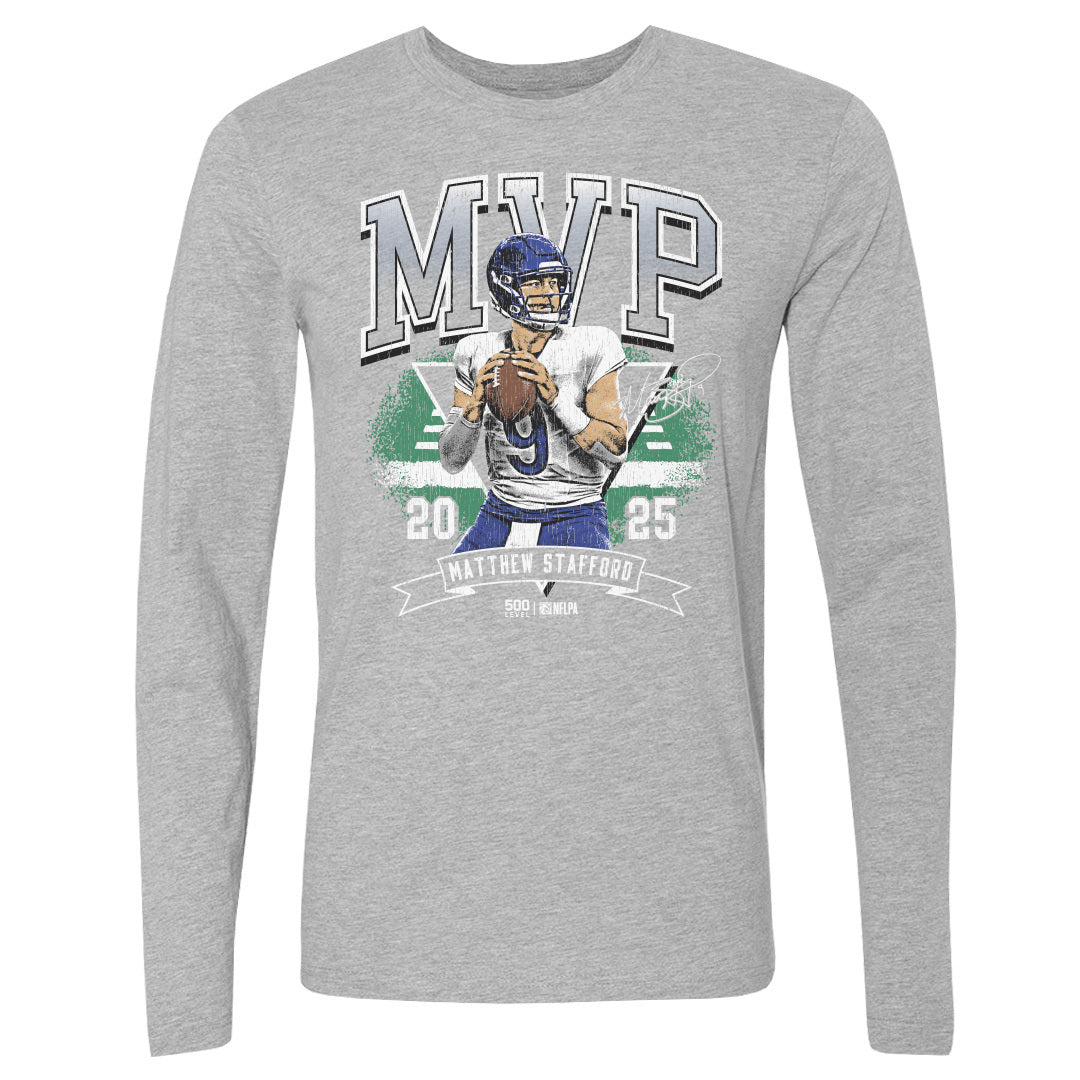 Matthew Stafford Men's Long Sleeve T-Shirt | 500 LEVEL